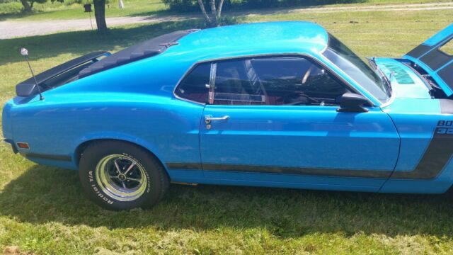 1970 Blue Ford Mustang Fastback