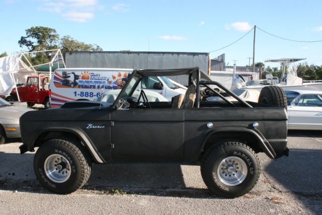 1970 Black Ford Bronco Convertible
