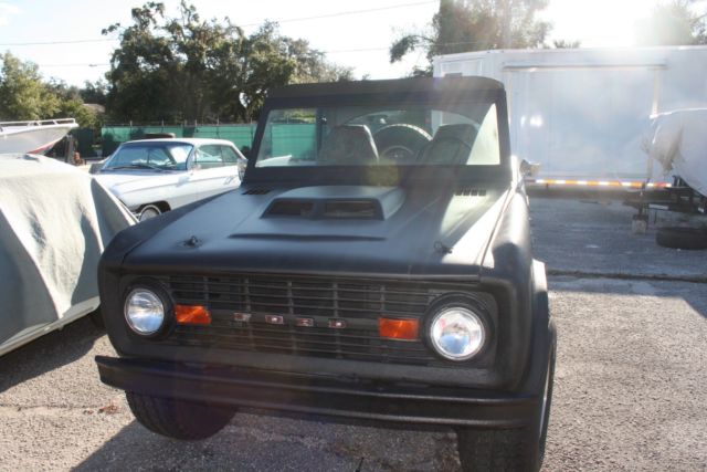 1970 Black Ford Bronco Convertible