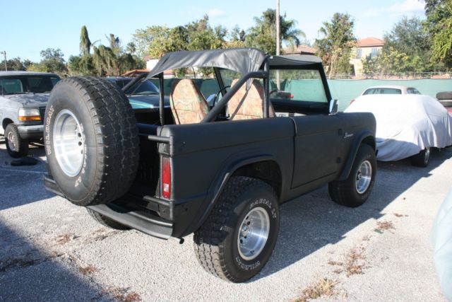 1970 Black Ford Bronco Convertible