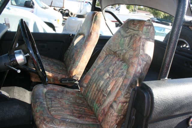 1970 Black Ford Bronco Convertible