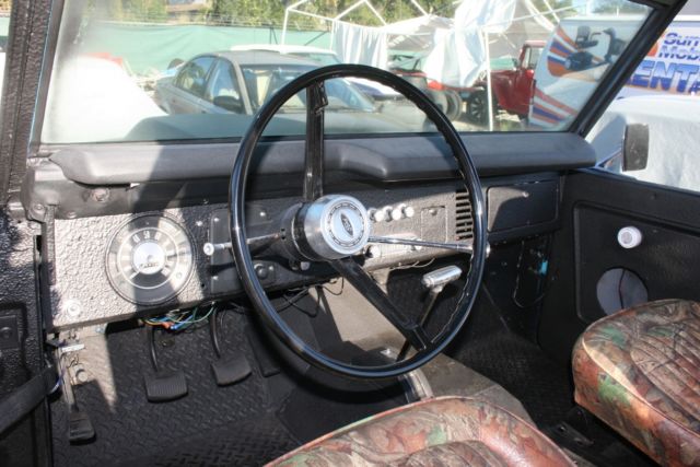 1970 Black Ford Bronco Convertible