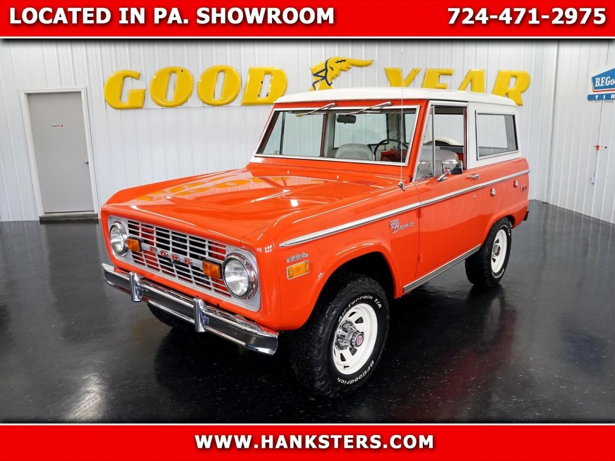 1970 Orange Ford Bronco --