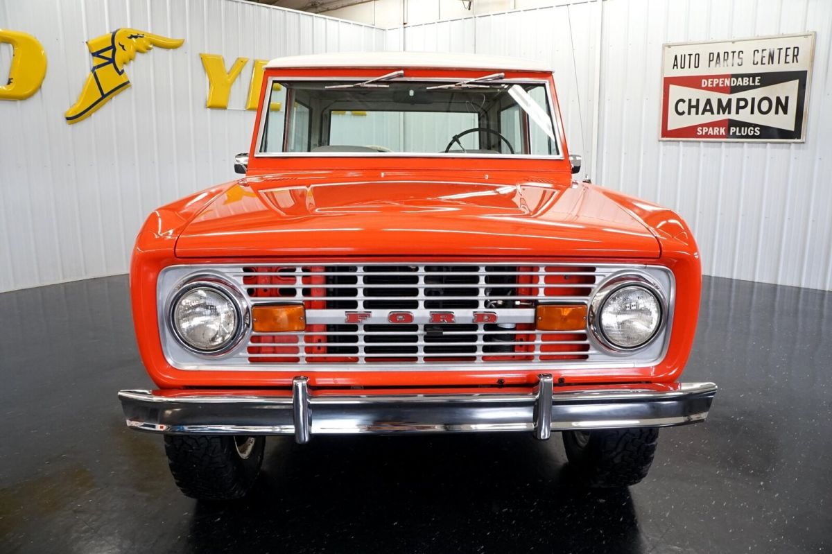 1970 Orange Ford Bronco --