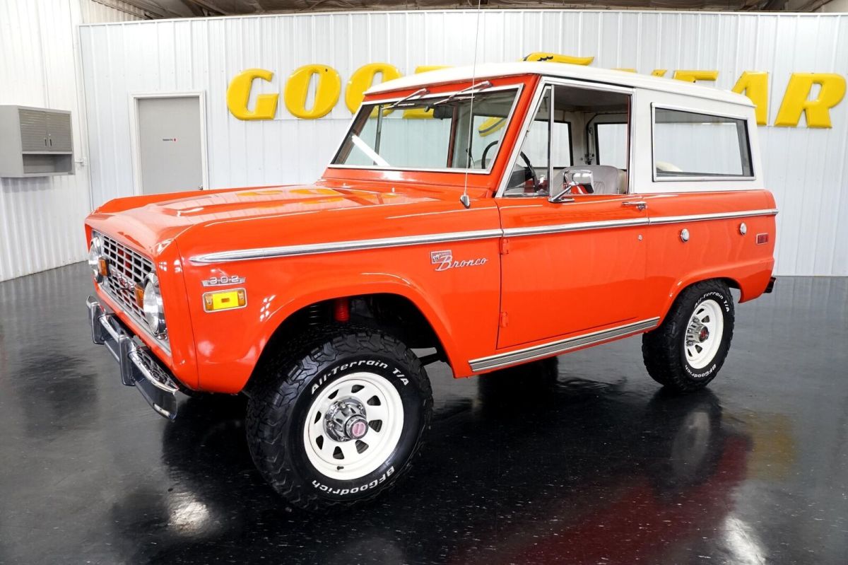 1970 Orange Ford Bronco --