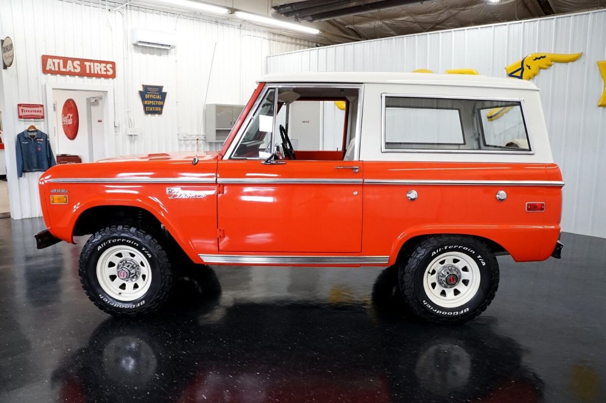 1970 Orange Ford Bronco --