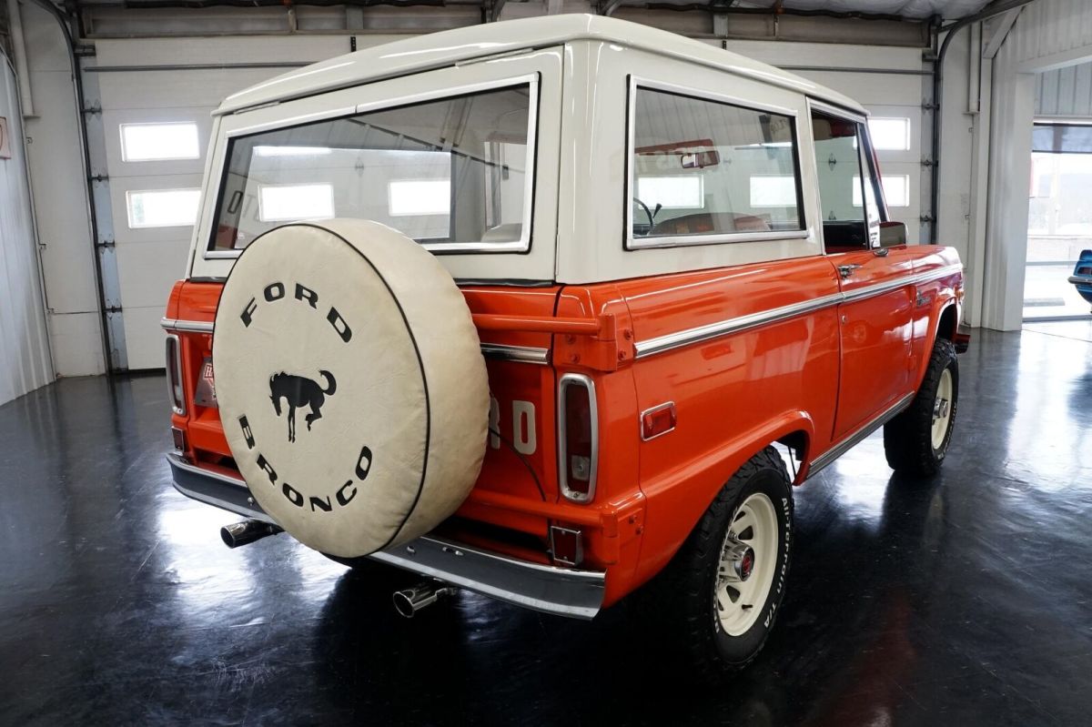 1970 Orange Ford Bronco --