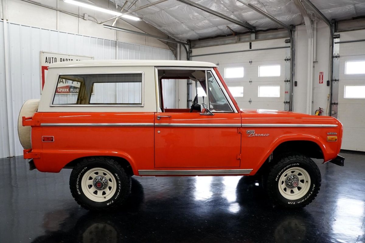 1970 Orange Ford Bronco --