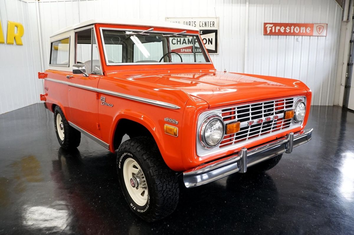 1970 Orange Ford Bronco --