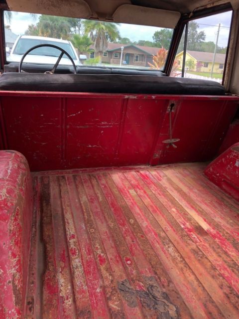 1970 Red Ford Bronco SUV