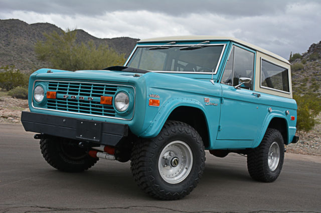 1970 Tidewater Aqua Ford Bronco Wagon
