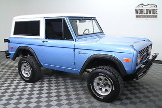 1970 Blue Ford Bronco SUV