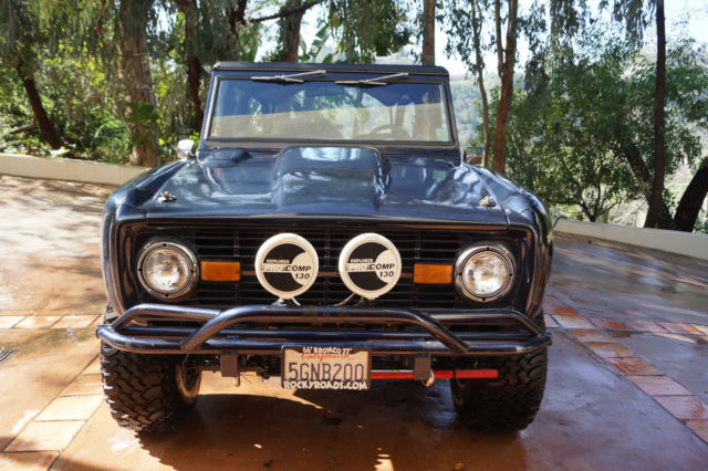 1970 Metallic Blue Ford Bronco