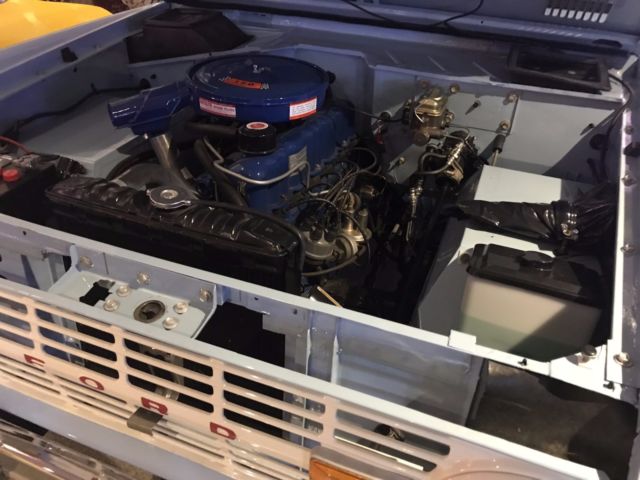 1970 Blue Ford Bronco SUV