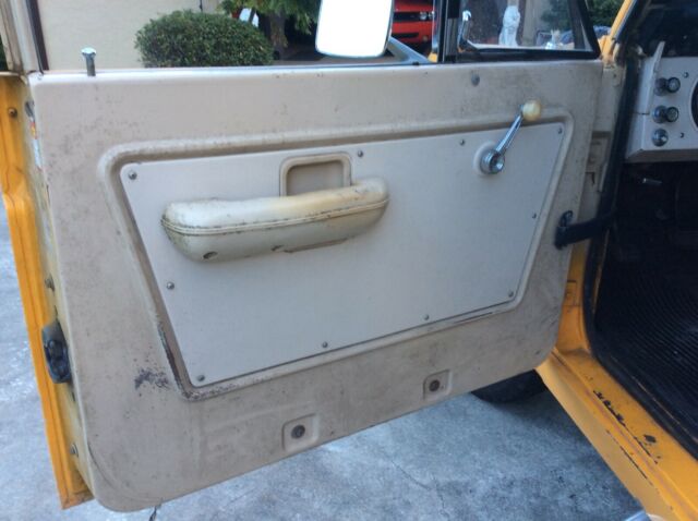 1970 Yellow Ford Bronco Standard Cab Pickup