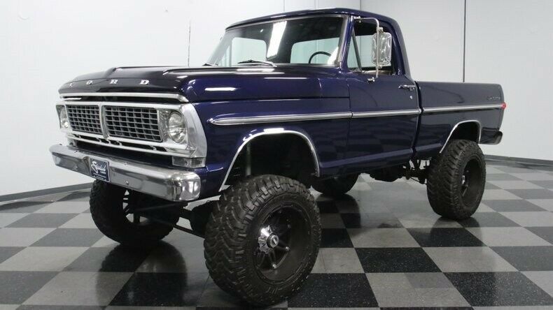 1970 Blue Ford F-100 Pickup Truck