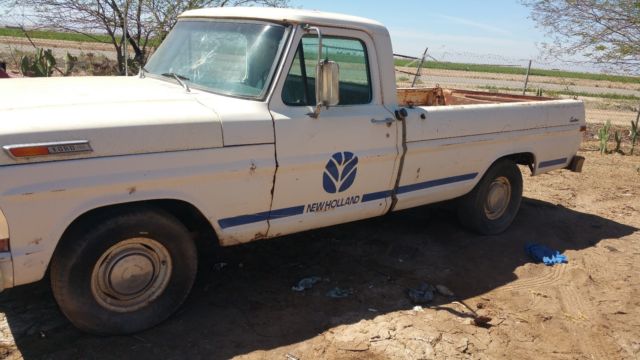 1970 White Ford F-100 Standard Cab Pickup