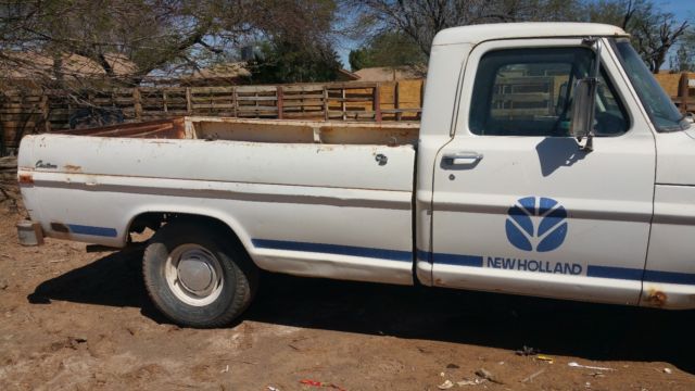 1970 White Ford F-100 Standard Cab Pickup