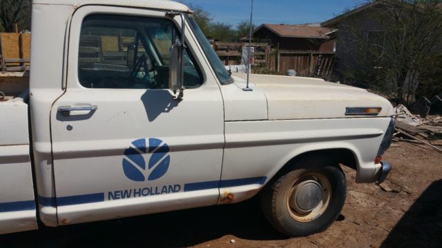 1970 White Ford F-100 Standard Cab Pickup
