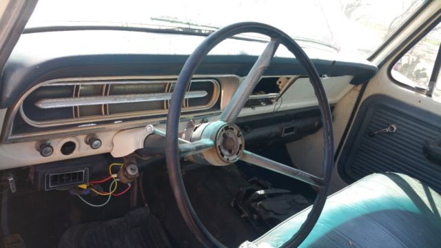 1970 White Ford F-100 Standard Cab Pickup