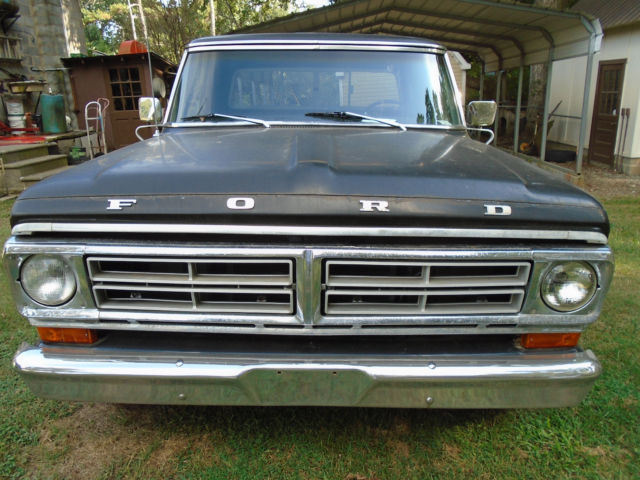 1970 BLACK Ford F-100 Cab & Chassis