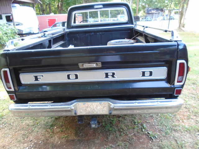1970 BLACK Ford F-100 Cab & Chassis