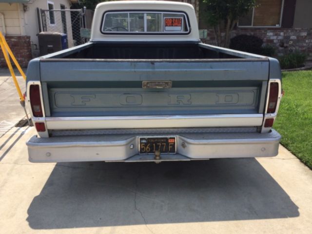 1970 Ford F-100 Standard Cab Pickup