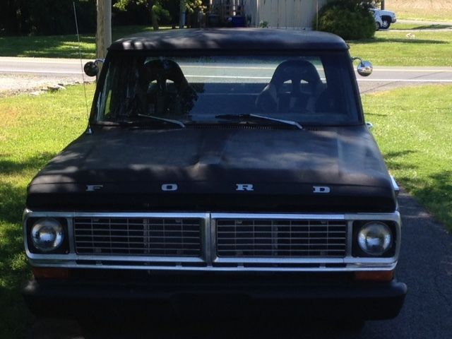 1970 Black Ford F-100 Standard Cab Pickup