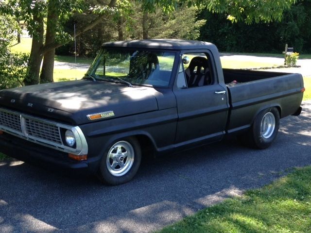 1970 Black Ford F-100 Standard Cab Pickup
