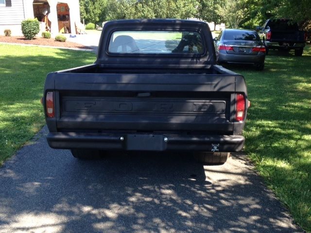 1970 Black Ford F-100 Standard Cab Pickup