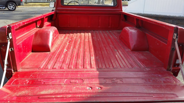 1970 RED Ford F-100 Standard Cab Pickup