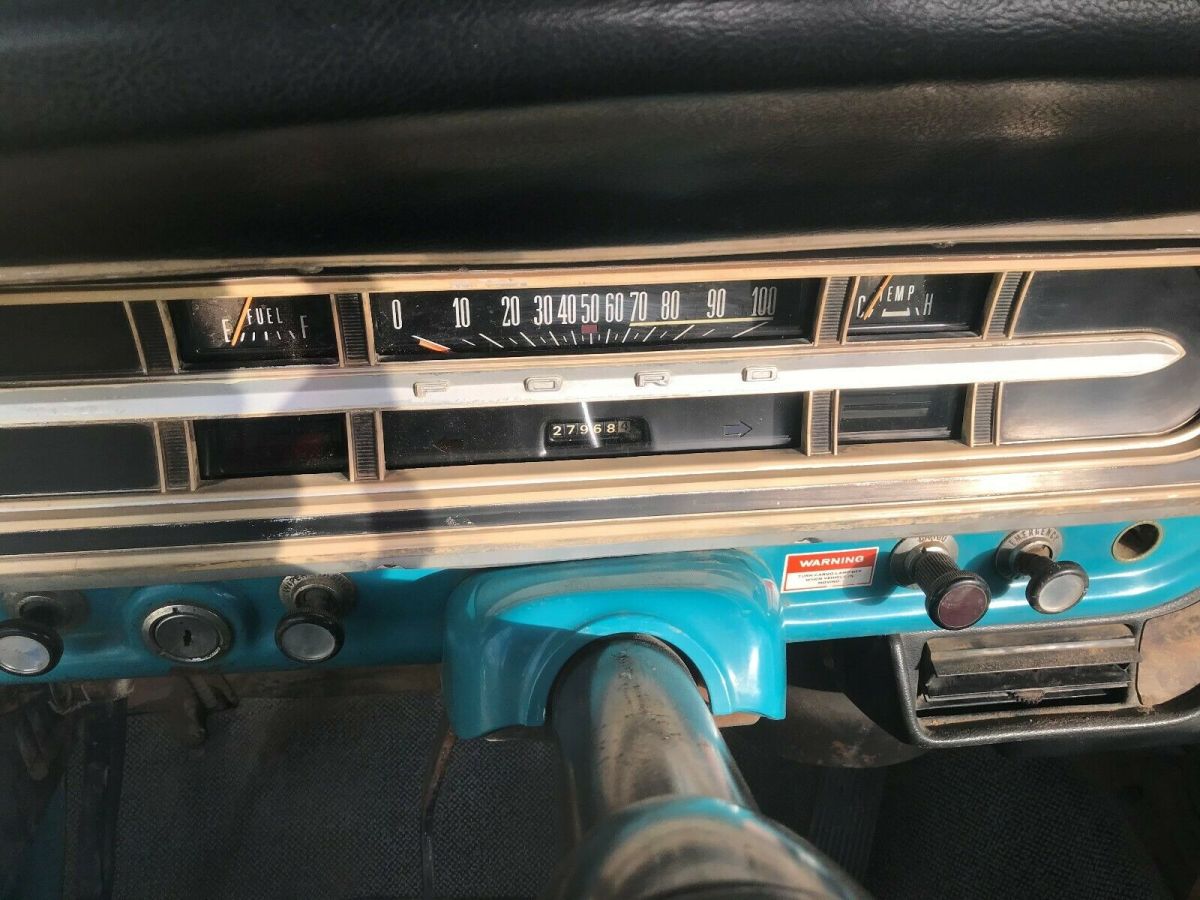 1970 Blue Ford F-100 Standard Cab Pickup