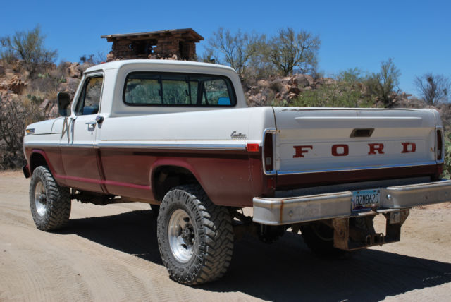 1970 White / Red Ford F-250 Standard Cab Pickup