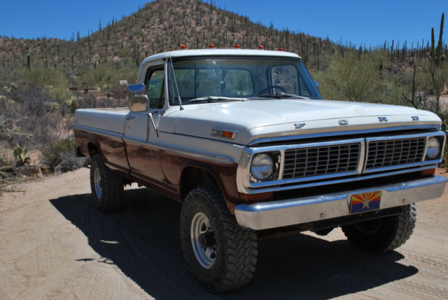 1970 White / Red Ford F-250 Standard Cab Pickup