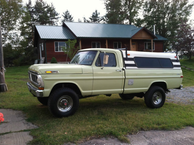 1970 Yellow Ford F-250 Pickup