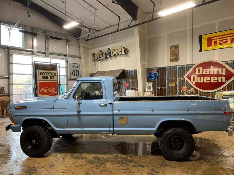 1970 Blue Ford F-250 Pickup Truck
