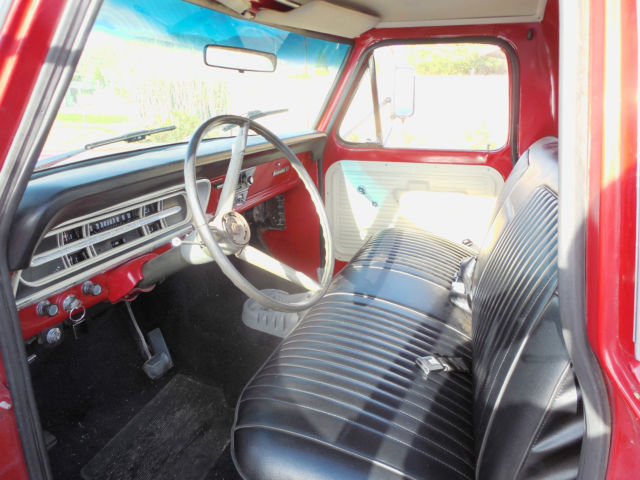 1970 Red Ford F-250 Standard Cab Pickup