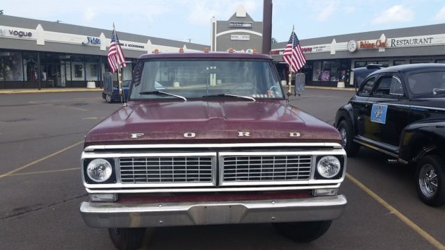 1970 Burgundy Ford Other Pickups Standard Cab Pickup