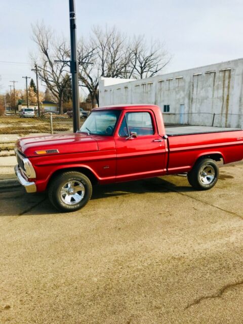 1970 Orange Ford F-100 Standard Cab Pickup