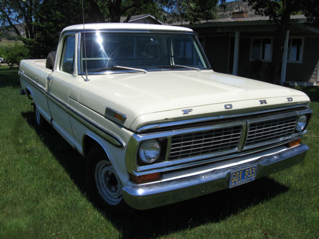 1970 Blue Ford F-100 Standard Cab Pickup