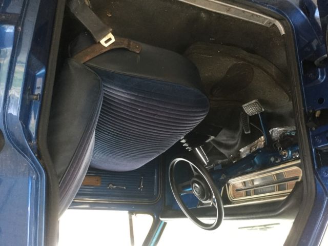 1970 Blue Ford F-100 Standard Cab Pickup