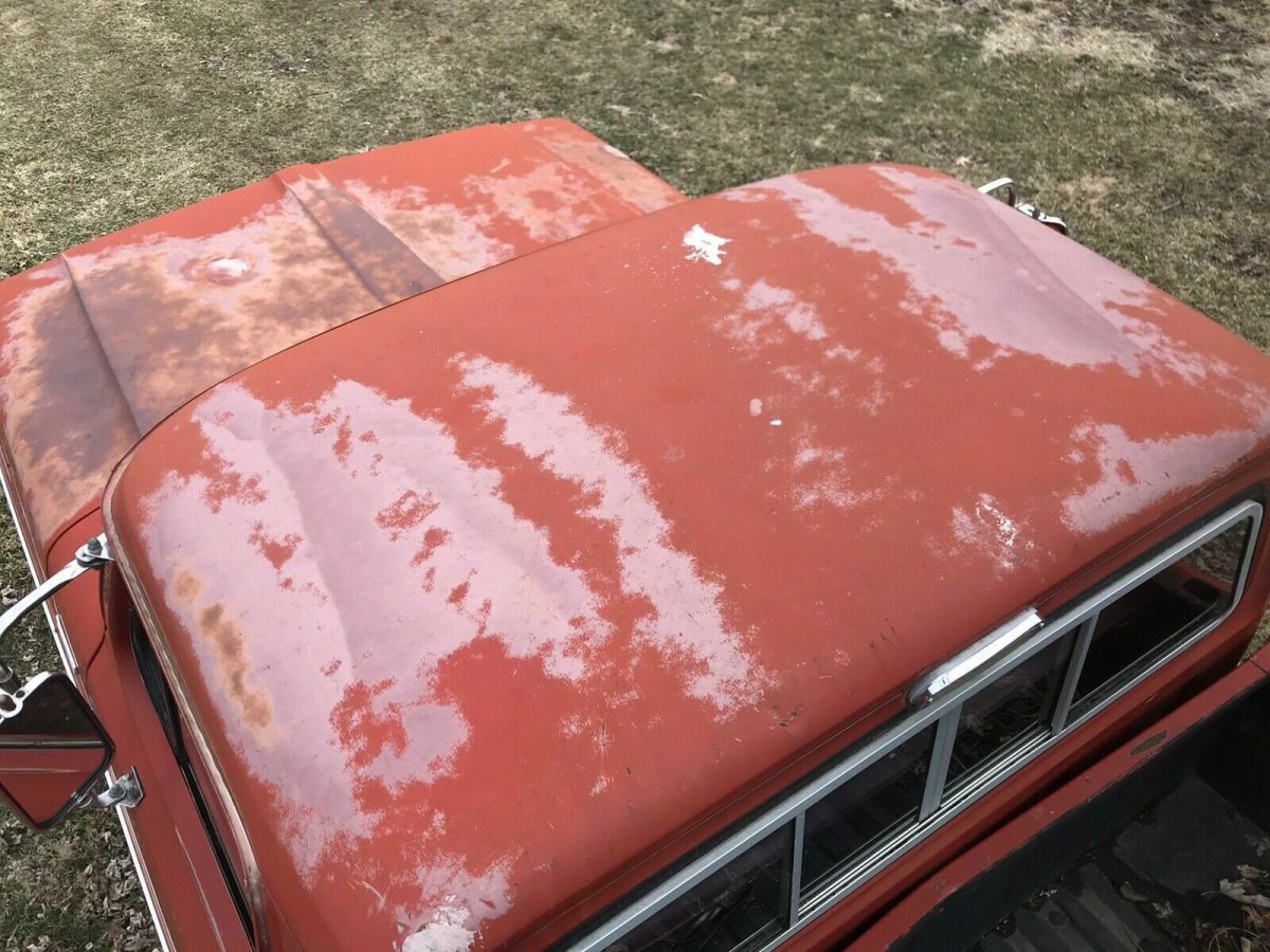 1970 Red Ford F100 Pickup