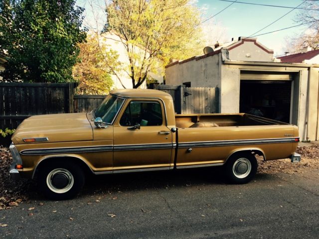 1970 Yellow Ford F-100