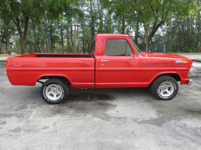 1970 RED Ford F-100 Standard Cab Pickup