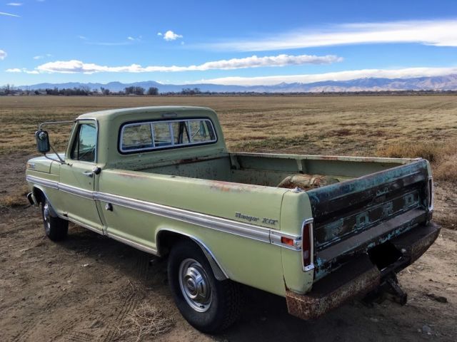 1970 Yellow Ford F-250 Standard Cab Pickup