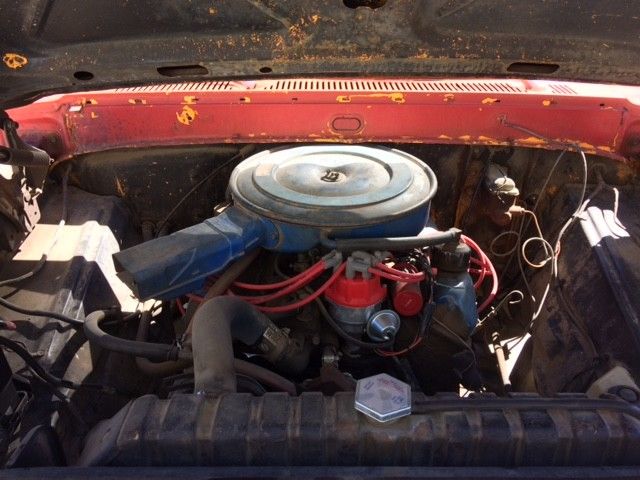 1970 Red Ford F-250 Standard Cab Pickup