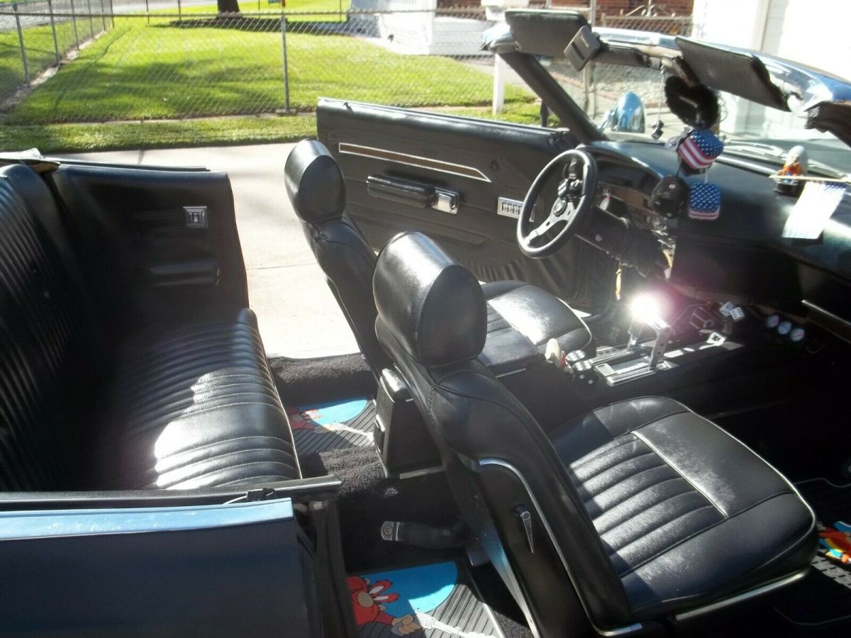 1970 Black Ford Galaxie Convertible
