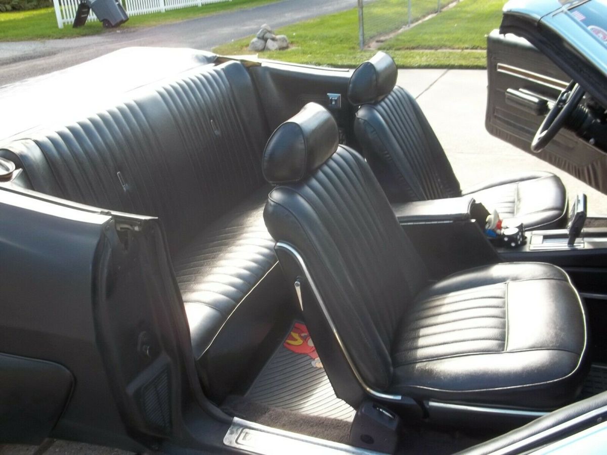 1970 Black Ford Galaxie Convertible