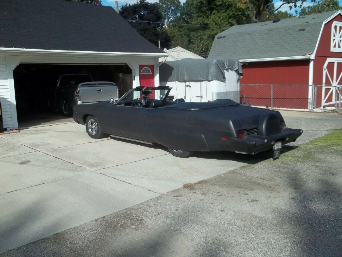 1970 Black Ford Galaxie Convertible