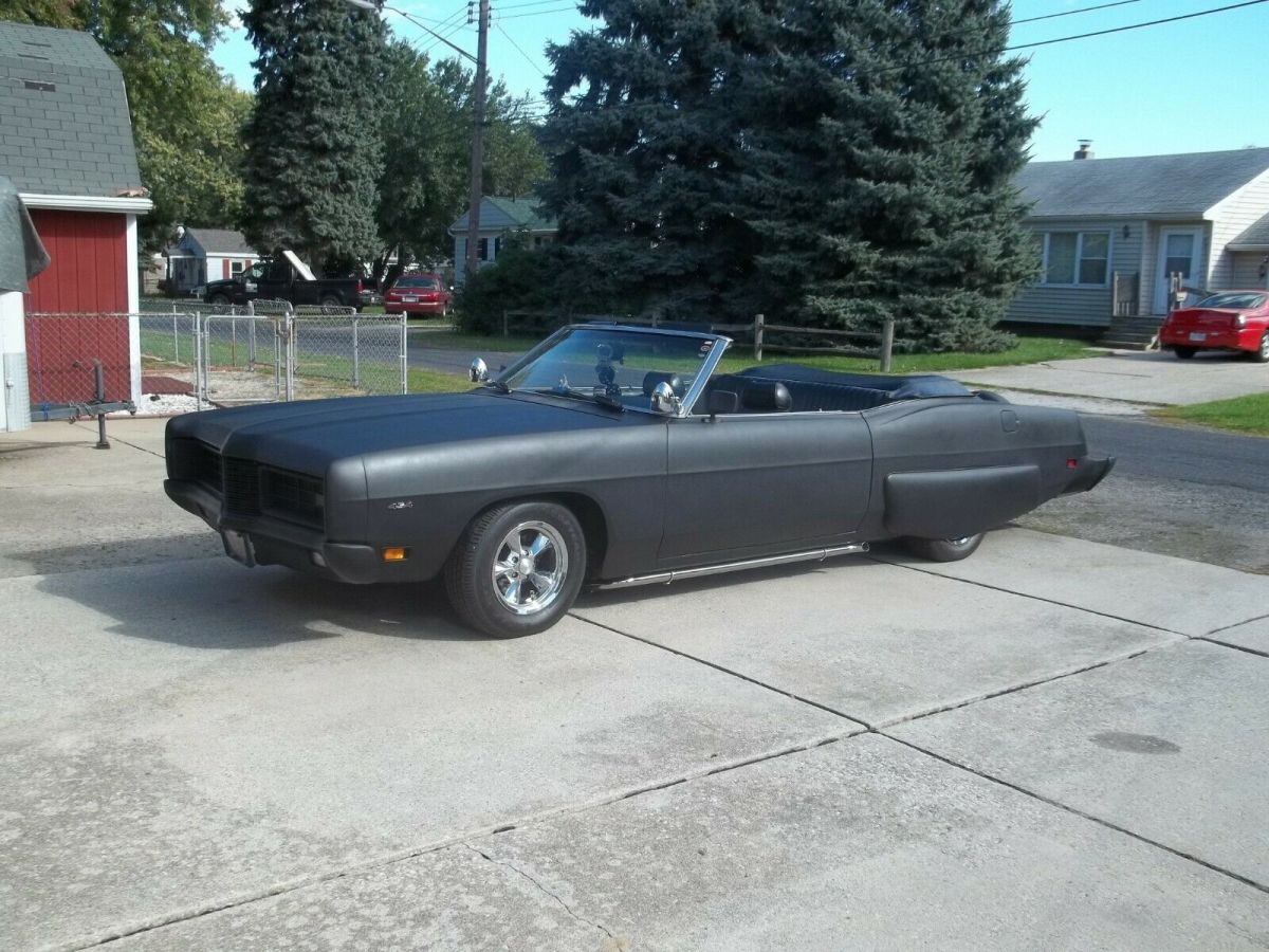 1970 Black Ford Galaxie Convertible